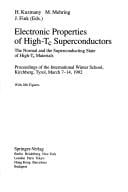 Electronic properties of high-Tc superconductors
