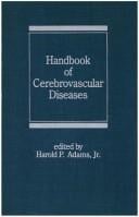 Handbook of cerebrovascular diseases