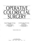 Operative colorectal surgery