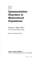Communication disorders in multicultural populations