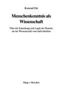 Menschenkenntnis als Wissenschaft