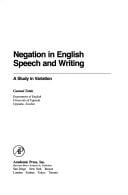Negation in English speech and writing