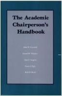 The Academic chairperson's handbook
