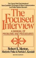 The focused interview