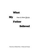 What my father believed