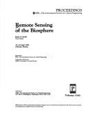 Remote sensing of the biosphere, 19-20 April 1990, Orlando, Florida