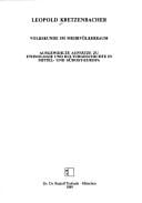 Volkskunde im Mehrvölkerraum