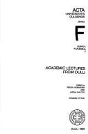 Academic lectures from Oulu