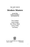 The New Grove modern masters