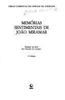 Memórias sentimentais de João Miramar