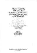 Monitoring strategies in environmental management and assessment