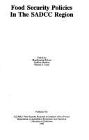 Food security polices in the SADCC region