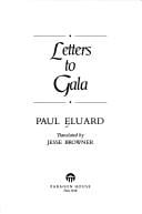 Letters to Gala