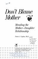 Don't blame mother