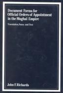 Document forms for Official Orders of Appointment in the Mughal Empire