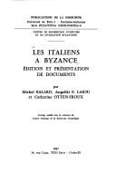 Les Italiens à Byzance