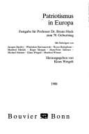 Patriotismus in Europa