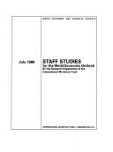 Staff studies for the World economic outlook