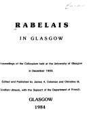Rabelais in Glascow