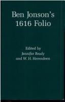 Ben Jonson's 1616 Folio