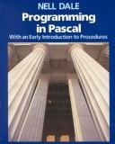 Programming in Pascal, with an early introduction to procedures