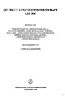 Deutsche Geschichtswissenschaft um 1900