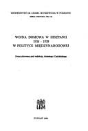 Wojna domowa w Hiszpanii, 1936-1939, w polityce międzynarodowej
