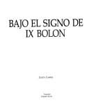 Bajo el signo de Ix Bolon