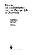 Literatur der Nachkriegszeit und der fünfziger Jahre in Österreich