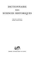 Dictionnaire des sciences historiques
