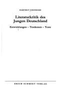 Literaturkritik des Jungen Deutschland