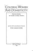 Colonial women and domesticity