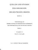 Beiträge zur Geschichte des Deutschen Ordens