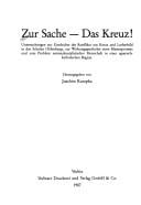 Zur Sache--das Kreuz!