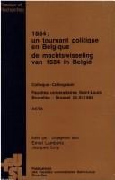 1884, un tournant politique en Belgique
