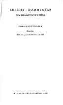 Brecht-Kommentar zum dramatischen Werk