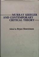 Murray Krieger and contemporary critical theory