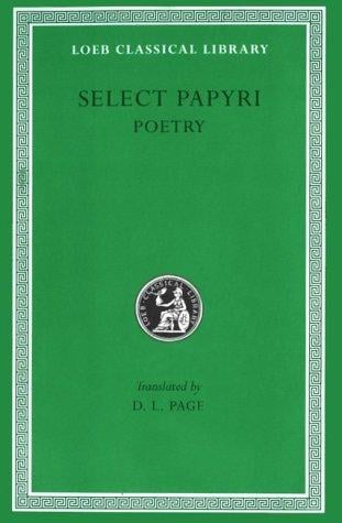 Literary papyri--poetry