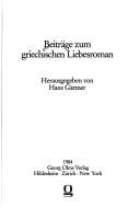 Beiträge zum griechischen Liebesroman