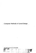 Computer methods in tunnel design
