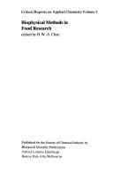 Biophysical methods in food research