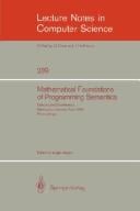 Mathematical foundations of programming semantics