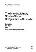 The Interdisciplinary study of urban bilingualism in Brussels