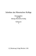 Die Nachwirkungen der Inflation auf die deutsche Geschichte, 1924-1933 (Schriften des Historischen Kollegs) (German Edition)