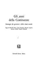 Gli Anni della Costituente