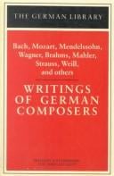 Writings of German composers