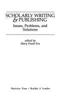Scholarly writing & publishing