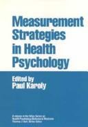 Measurement strategies in health psychology