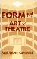 Form and the art of theatre