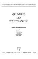 Grundriss der Stadtplanung